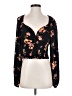 Leith Black Long Sleeve Blouse Size S - photo 1