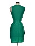 ASOS 100% Polyester Solid Green Cocktail Dress Size 0 - photo 2