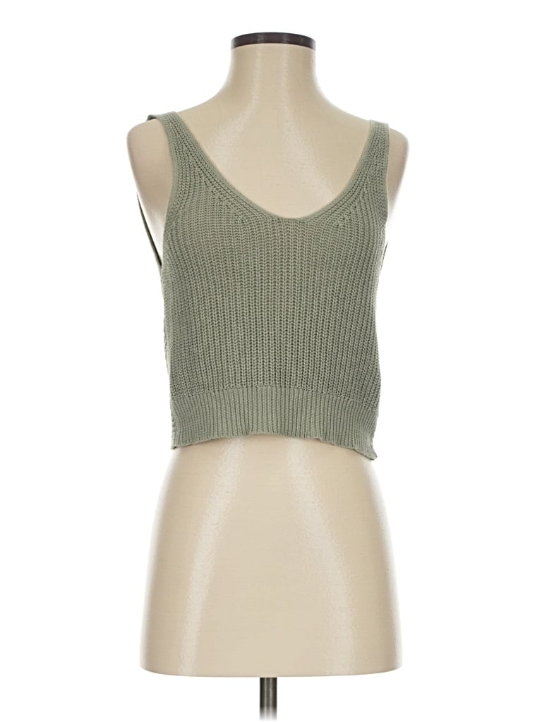 Pre-owned Lulus Sweater Vest In Green