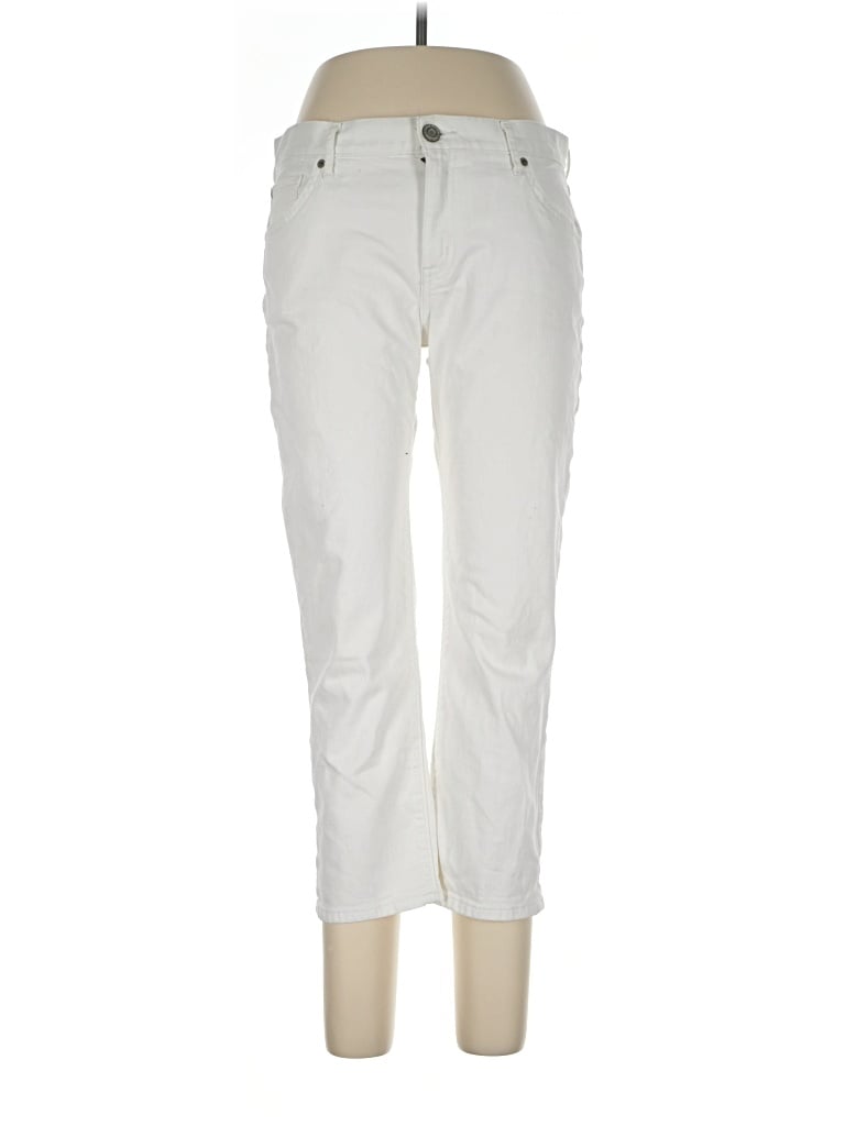 Pre-owned Eddie Bauer Jeans In Ivory