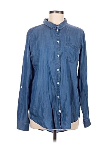 Caslon Long Sleeve Button-Down Shirt (view 1)