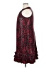 DressBarn Animal Print Red Cocktail Dress Size 14 - photo 5