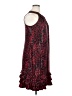 DressBarn Animal Print Red Cocktail Dress Size 14 - photo 4