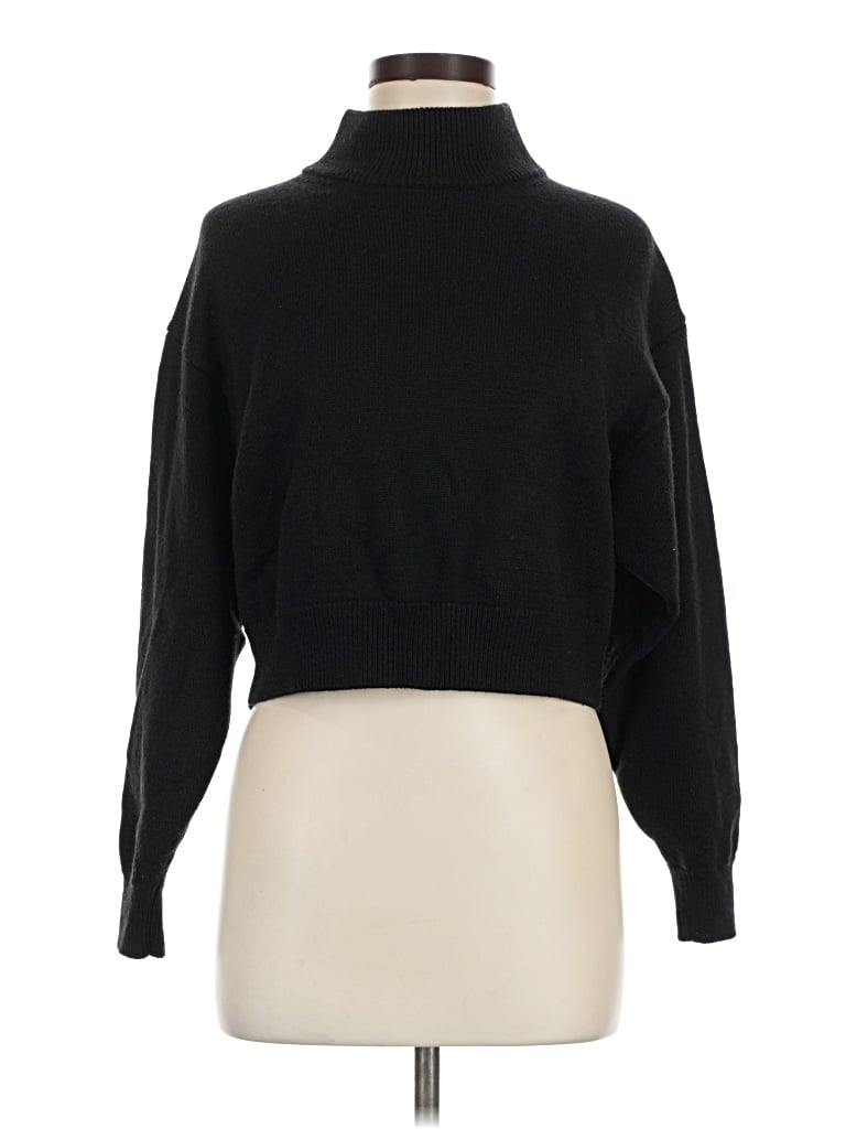 Pre-owned Wilfred Free Wool Pullover Sweater In Black