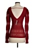 Ronny Kobo Burgundy Long Sleeve Top Size S - photo 2