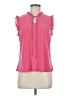 Tommy Hilfiger Pink Sleeveless Blouse Size M - photo 1