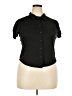 Love Black Short Sleeve Blouse Size 2X - photo 1