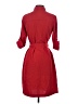 Sharagano Solid Red Casual Dress Size 6 - photo 2