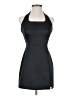 Bebe Solid Black Cocktail Dress Size 2 - photo 1