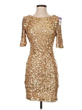 ark and co sequin dress Sequin mini dress with sleeves