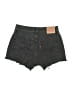 Levi's 100% Cotton Black Denim Shorts Size 27 waist - photo 2