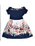 Beautees Floral Blue Dress Size 16 - photo 1