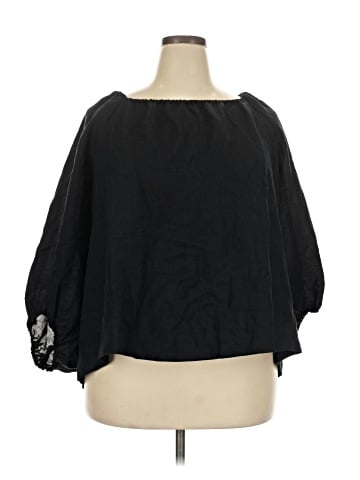 On 34th 3/4 Sleeve Blouse (view 1)