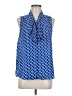 Jones & Co 100% Polyester Blue Sleeveless Blouse Size M - photo 1