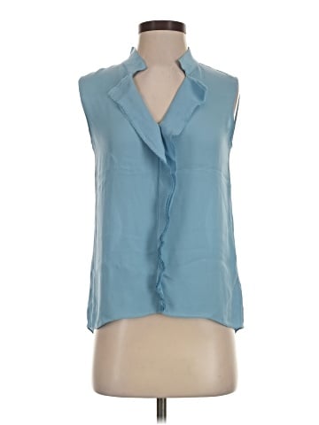 Elie Tahari Sleeveless Silk Top (view 1)