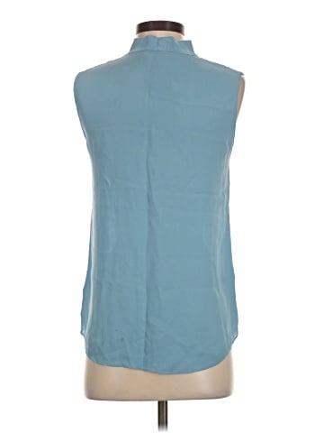 Elie Tahari Sleeveless Silk Top (view 2)