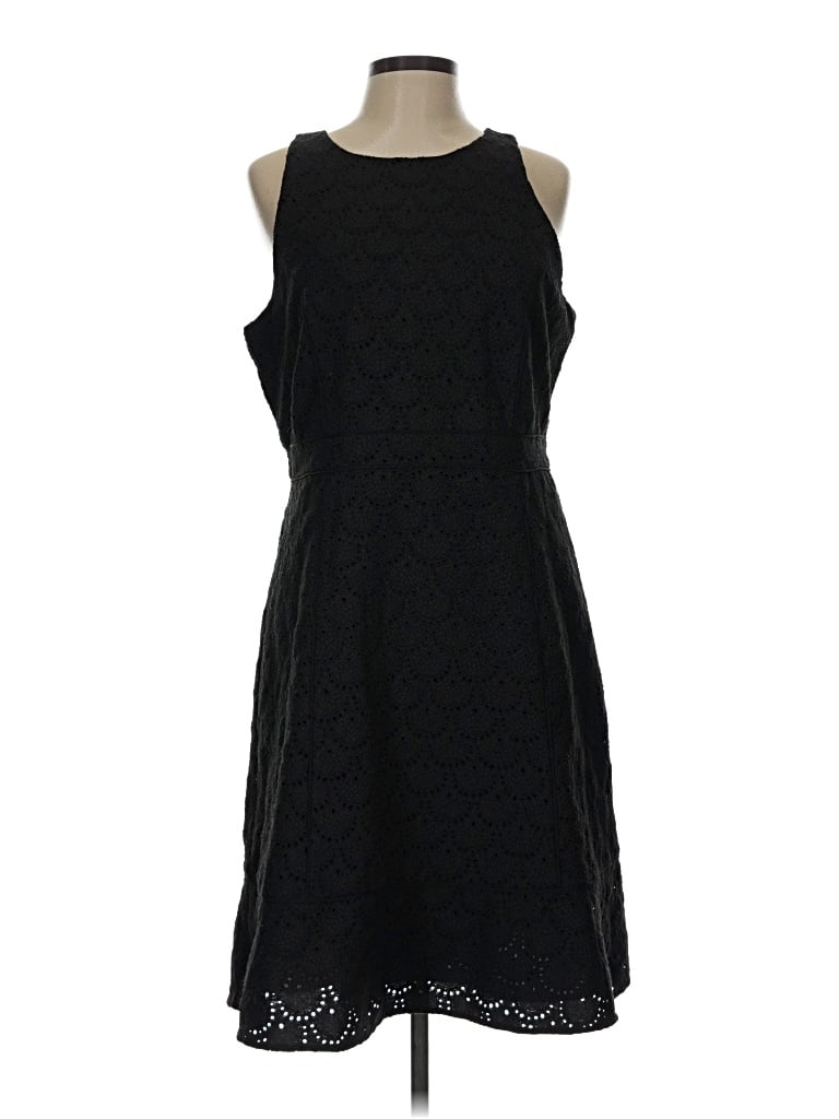 Pre-owned Ann Taylor Casual Dress In Black