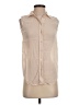 Everlane Tan Sleeveless Button-Down Shirt Size 00 - photo 1