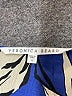 Veronica Beard Floral Blue 3/4 Sleeve Silk Top Size 10 - photo 7