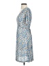 MNG 100% Polyester Paisley Blue Casual Dress Size 4 - photo 5