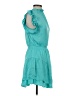 Steve Madden 100% Polyester Solid Teal Casual Dress Size S - photo 4