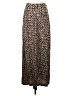 Express 100% Rayon Brown Casual Skirt Size 5 - 6 - photo 1
