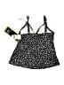 Miraclesuit Polka Dots Black Swimsuit Top Size 18 - photo 2