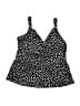 Miraclesuit Polka Dots Black Swimsuit Top Size 18 - photo 1