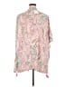 Davi & Dani 100% Polyester Paisley Pink Kimono Size 2X - photo 2