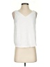 Fancyinn 100% Polyester White Sleeveless Top Size S - photo 1