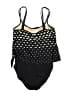 Maxine Polka Dots Black Two Piece Swimsuit Size 10 - photo 2