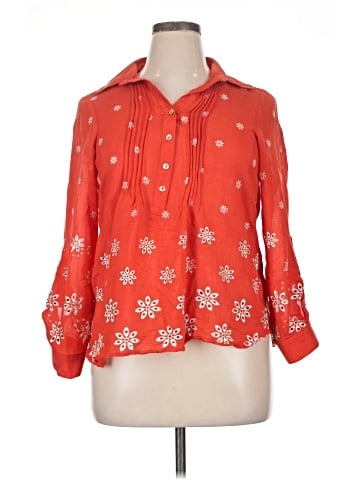 Fig and Flower 3/4 Sleeve Blouse (view 1)