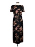 Talbots Floral Black Casual Dress Size 4 - photo 1