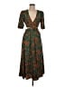 Shein Paisley Green Casual Dress Size 6 - photo 1