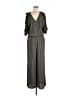 CeCe 100% Rayon Solid Gray Jumpsuit Size M - photo 1