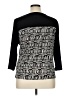 Calvin Klein Black 3/4 Sleeve Top Size XL - photo 2