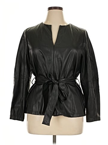 Banana Republic Faux Leather Top (view 1)