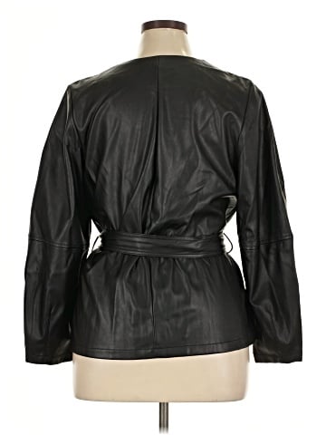 Banana Republic Faux Leather Top (view 2)