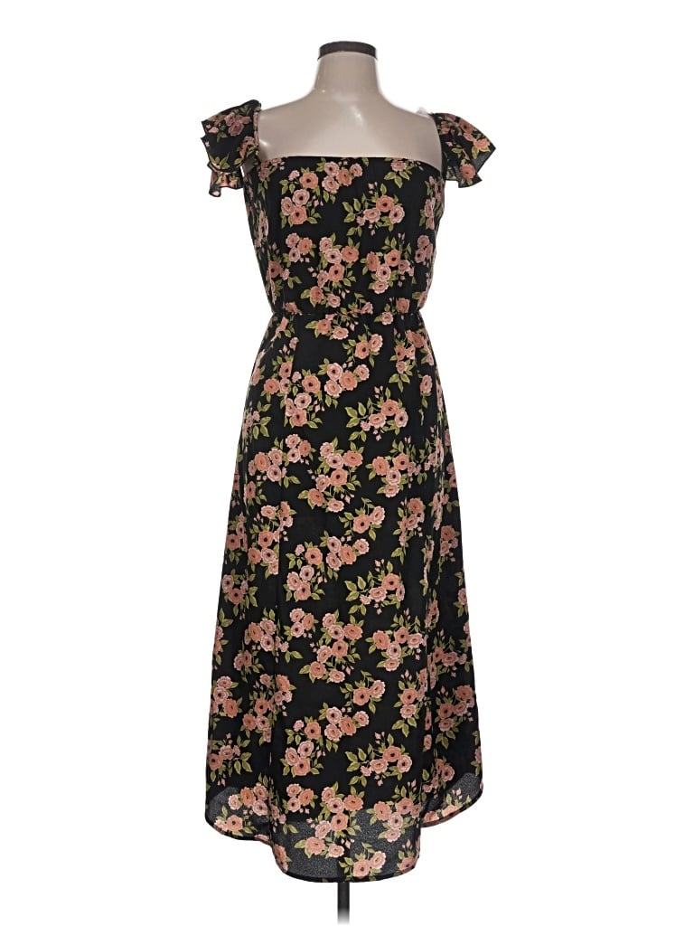 Pre-owned Amuse Society Casual Dress In Black
