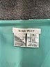 Nine West 100% Silk Floral Green Silk Skirt Size 14 - photo 3