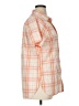 Lands' End Plaid Orange Short Sleeve Blouse Size 16 (tall) - photo 4