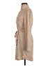 Express 100% Polyester Solid Tan Casual Dress Size XS - photo 5