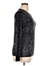 Charter Club 100% Merino Wool Animal Print Black Wool Pullover Sweater Size XL - photo 4
