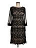 R&M Richards Black Cocktail Dress Size 6 - photo 1