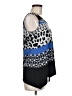 Alfani Blue Sleeveless Blouse Size M (petite) - photo 4
