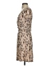 Leifnotes 100% Viscose Print Tan Cocktail Dress Size XS - photo 5