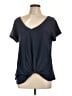 Allison Joy Blue Short Sleeve T-Shirt Size L - photo 1