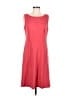 Talbots Solid Red Casual Dress Size 8 - photo 1