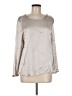 Basler Silver Long Sleeve Silk Top Size EU 38 / US 8 - photo 1