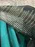 H&M Color Block Teal Long Sleeve Button-Down Shirt Size L - photo 8
